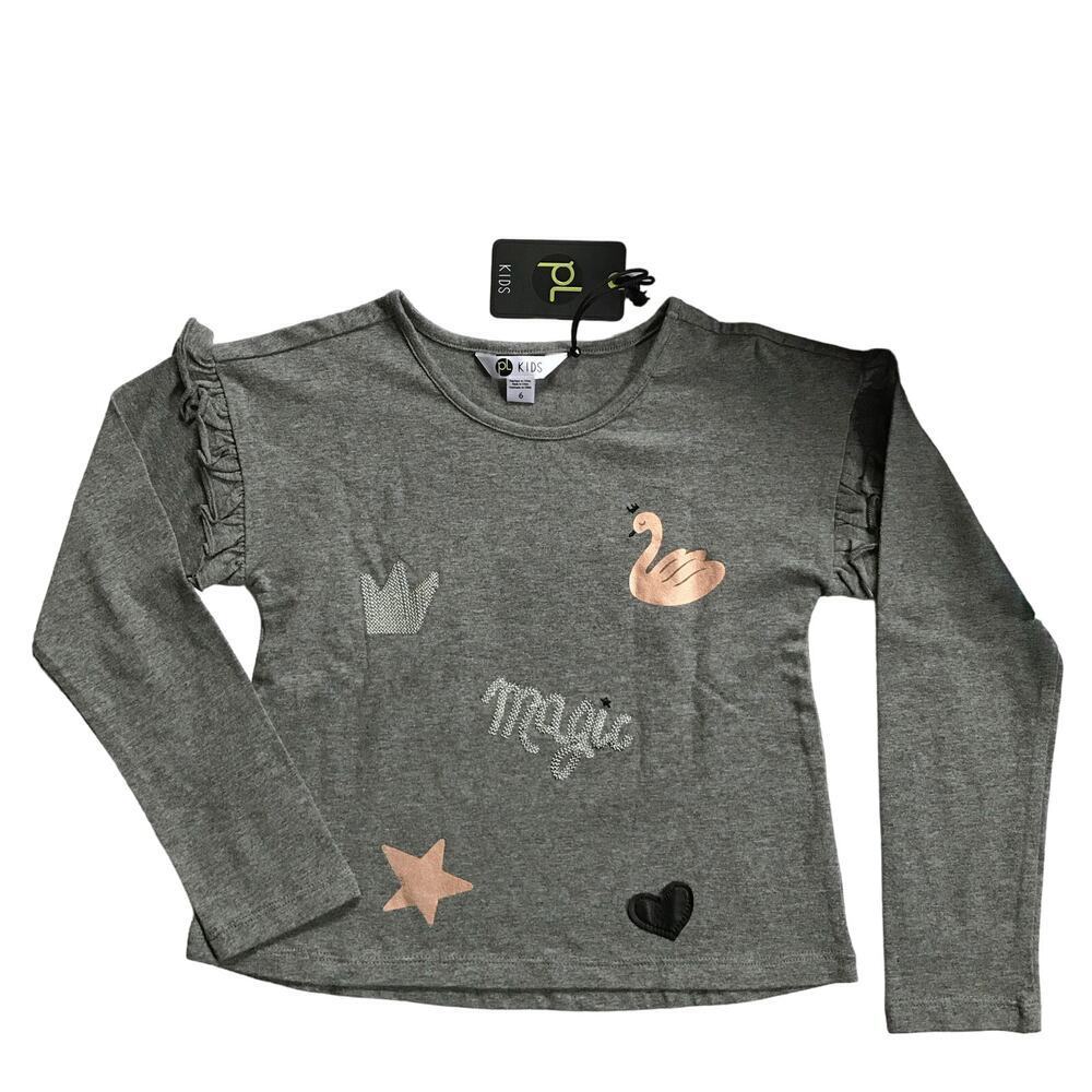 Petit Lem Kids NWT Long Sleeve Top Girls 6